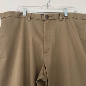 Haggar Men's Tan Khaki Dress Pants 42x32